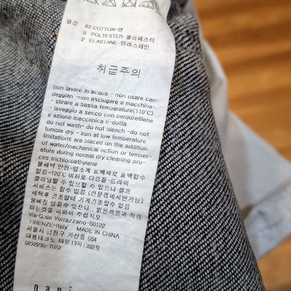 Panicale Turn Up Hem Denim Jeans Size 29 Panicale - Picture 4 of 6